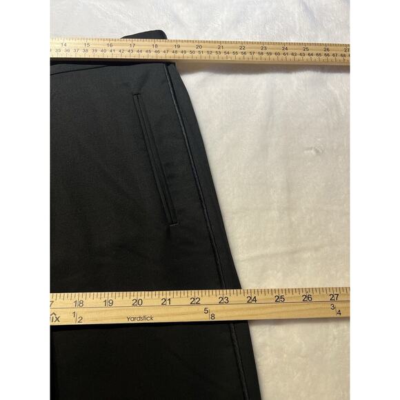 Armani Collezioni 44L 38x31 Black Tuxedo Designer 2-Piece Suit Set Tux - Picture 15 of 16